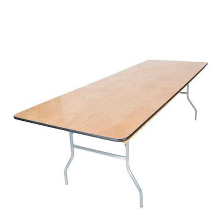 Atlas Commercial Products Titan Series™ Wood Folding Table, 8 Ft. x 48" "King" Banquet, Vinyl Edge WFT5-4896